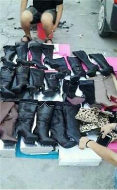 吉林龍?zhí)秴^(qū)鞋帽服飾批發(fā) 歐洲純水牛皮長筒靴最低價批發(fā)處理